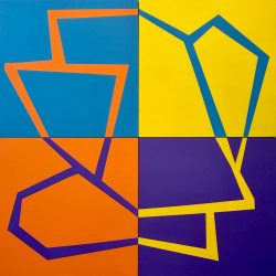 PLACE_OF_DIFFERENCE_global_talk_2019_48x48_4_panels_acrylic_on_panel_Dawn_Arrowsmith_2000px